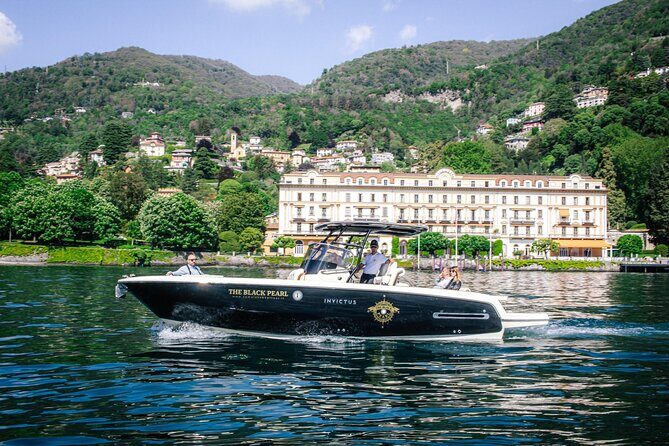 3H Guided Cruise Stop Bellagio Tender yacht Invictus 9 Pax - Como to Bellagio via Cernobbio, Laglio, and the villa coast
