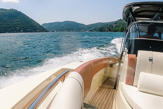4H Como Lake Cruise drop of Bellagio and Varenna on Tender Yacht - The western shore “villa chain”: Moltrasio to Laglio