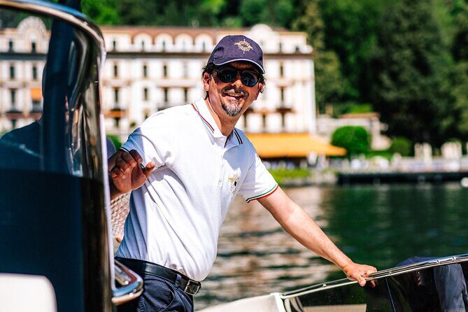 4H Private Cruise Bellagio Varenna Tender Yacht Invictus 6 Pax - Moltrasio and Laglio: George Clooney’s Villa Oleandra Area