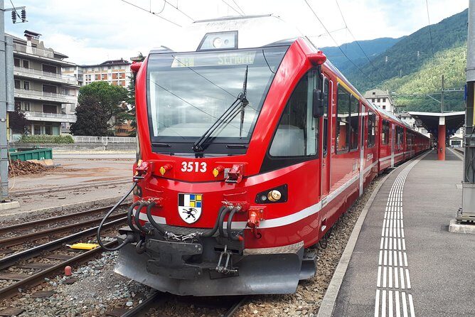 Bernina Red Train, Swiss Alps & St Moritz From Milan - Boarding the Bernina Red Train: the star of the day