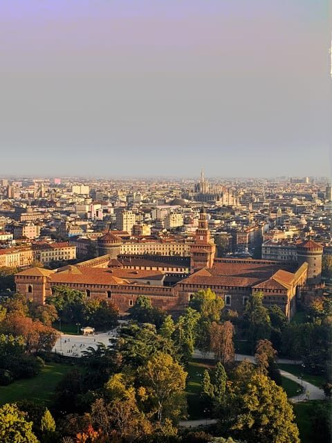 Branca Tower and Sforza Castle Guided Tour - What you actually see from the top