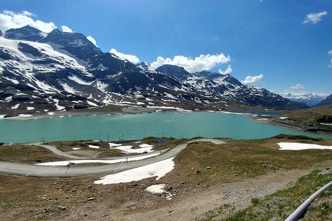 From Lake Como or Milan: Bernina Red Train Tour - Lake St. Moritz: the short walk that makes the train worth it