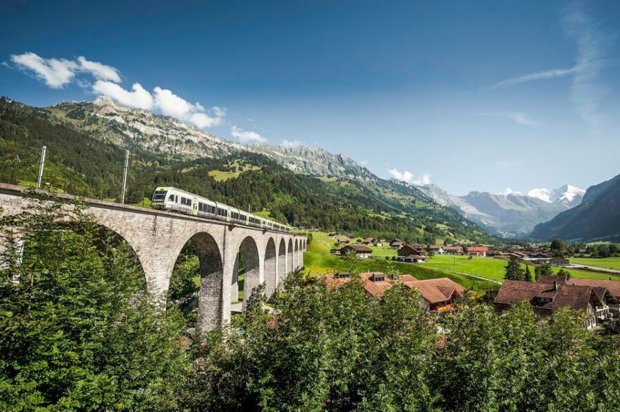 From Milan: Interlaken & Swiss Alps Day Trip - Domodossola to Spiez: Riding the Green Train of the Alps (Simplon Pass Views)