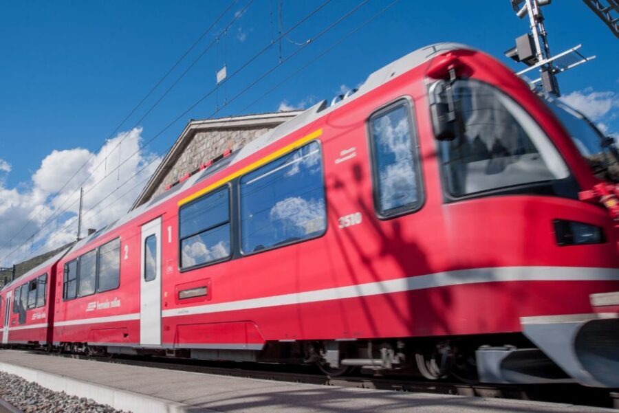 From Milan: Round-Trip Bernina Red Train to Saint Moritz - Boarding the Bernina Red Train: flexible timing, big window moments
