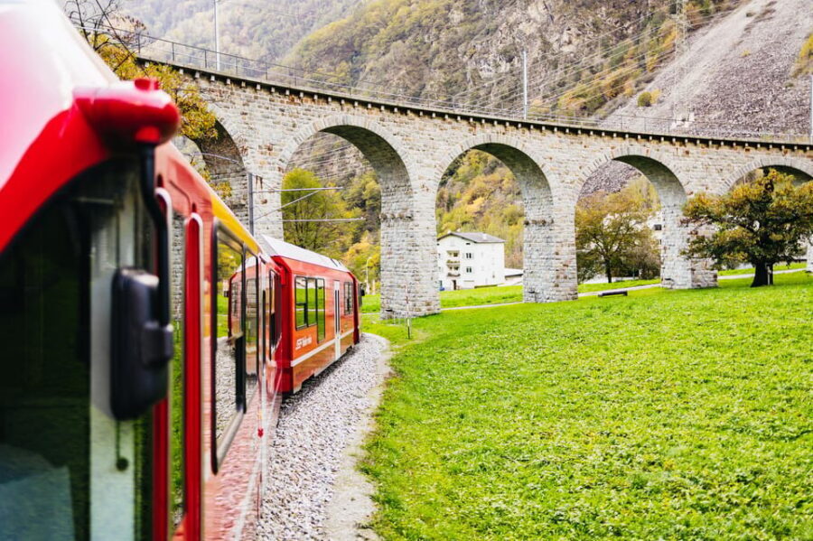 From Milan: St. Moritz and Panoramic Bernina Express Tour - From Milan Piazza della Repubblica to St. Moritz: the coach ride you actually feel