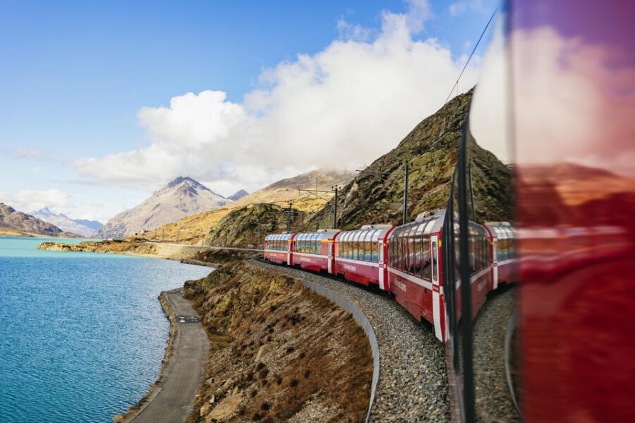From Milan: St. Moritz and Panoramic Bernina Express Tour - Panoramic Bernina Express in second-class: what the window time is really for