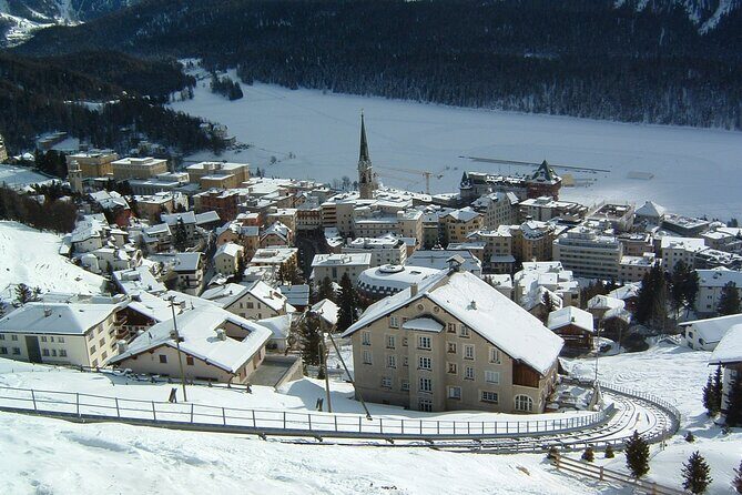 Lake Como cruise, St.Moritz and Bernina Red Train - St. Moritz at Alpine speed: walking tour plus shop time