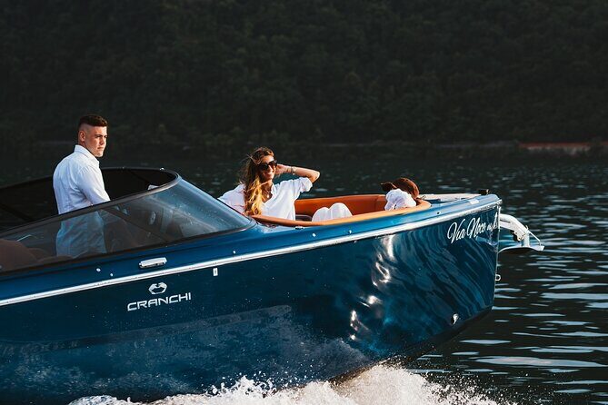 Lake Como: dream private luxury boat experiences - Moltrasio and Laglio: Versace and Clooney links (no special access promised)