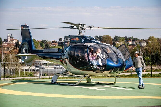 Lake Como Helicopter Tour with Stop for Lunch - Como shuttle to the heliport: start at Viale Vittorio Veneto