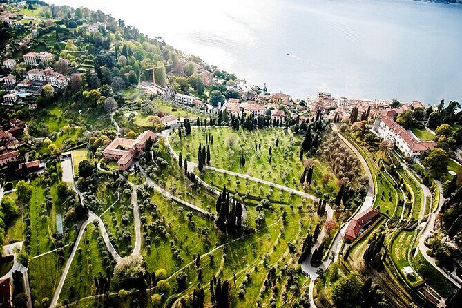 Lake Como Helicopter Tour with Stop for Lunch - Blevio and Laglio: Mandarin Hotel, Sereno, and Villa Oleandra