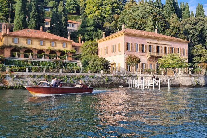 Lake Como Shared Boat Tour and Aperitif with Prosecco - Villa Pasta (Villa Giuditta): fresco ceilings and a lake-sloping garden