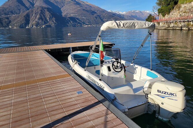 License Free Boat Rental 40hp - Lake Como - The fuel and port-fee reality check: €25 per hour budgeting