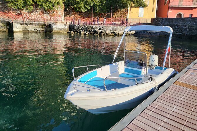 License Free Boat Rental 40hp - Lake Como - What to bring (and what the staff can set up)
