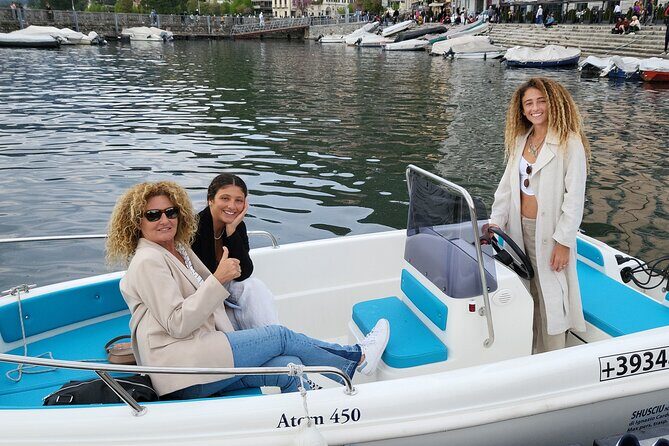 License Free Boat Rental 40hp - Lake Como - Who this boat rental suits best