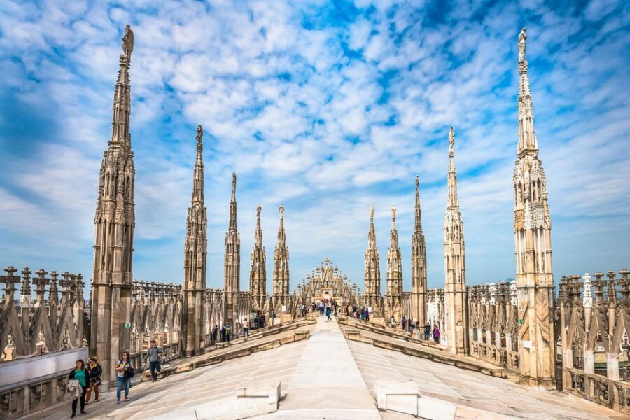 Milan: Cathedral and Duomo's Terraces Entrance Ticket - Stained Glass and Detail Hunting Without Getting Lost