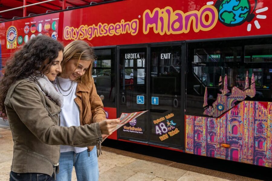 Milan: City Sightseeing Hop-On Hop-Off Bus with Audio Guide - Line A (Castello to Moscova): classic center plus the fashion streets