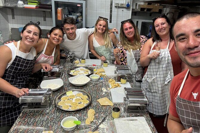Milan: Pasta and Tiramisu Small Group Cooking Class with Wine - Lunch or dinner with wine: sitting down together as part of the lesson