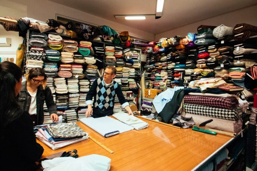 Milan: Private Fashion Tour - The Quality Fabrics Stop: Learning to Shop by Feel
