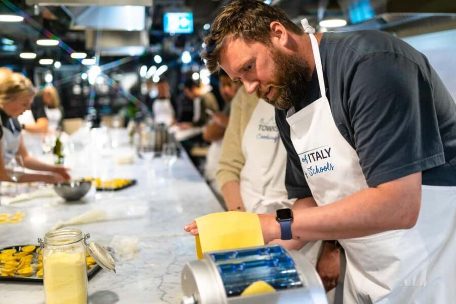 Milan: Small-group Pasta & Gelato Class with Unlimited Wine - The Pasta Lesson: Tagliatelle and Stuffed Ravioli