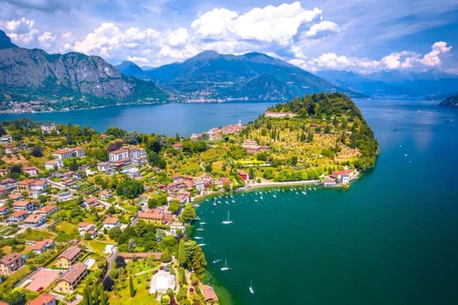 Milan:Lake Como, Lugano & Bellagio Day-Trip with Boat Cruise - Como highlights: Duomo, Piazza Volta, and a lakeside promenade moment