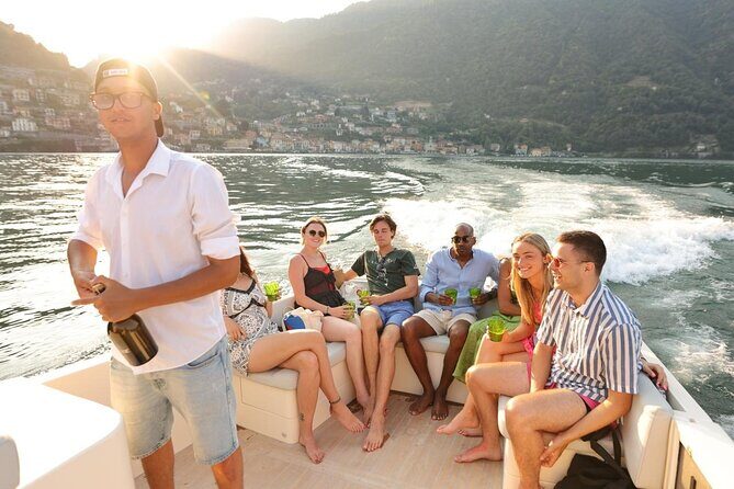 Private Open Bar Tour with Luxury Boat on Lake Como 2H 4H - Argegno Southbound: Brienno, villa rows, and Laglio’s celebrity spotlight