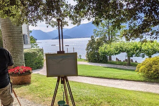 Private painting class on Lake Como shores Bellagio - Who You’re Painting With: Abele and His Assistant