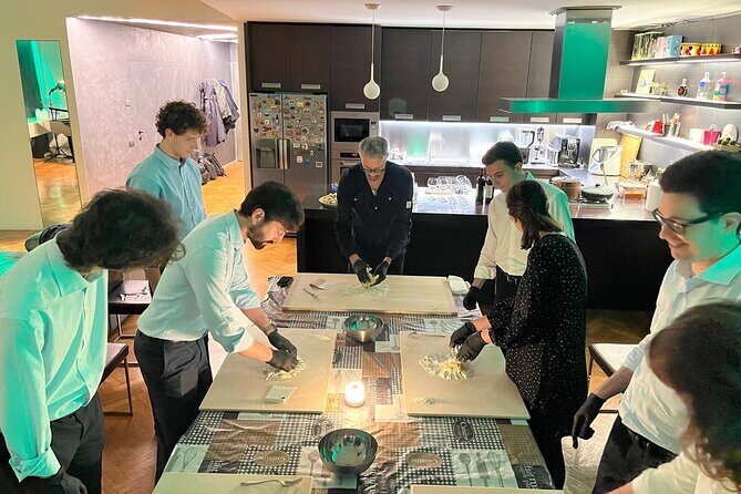 Rockin kitchen : Fresh Pasta lesson with Music Aperitif Dinner - Make Fresh Pasta: Cappelletti and Tagliatelle at the Workbench