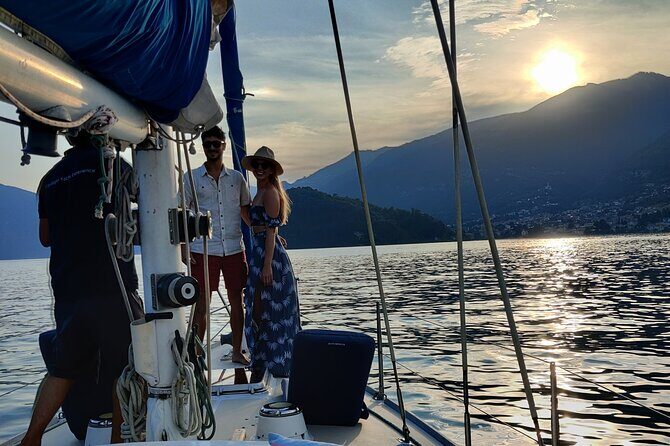 Sunset sailing on lake Como with Private Skipper - Weather Reality Check: When Sunset Plans Change