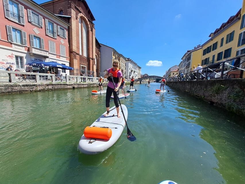 SUPMindfulness on Navigli: wellness experience in Milan - Your first strokes on calm water: training that actually makes sense