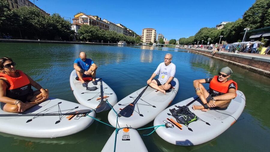 SUPMindfulness on Navigli: wellness experience in Milan - The route that changes Milan’s mood: Darsena to Naviglio Grande