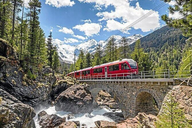 Tour Bernina Red Train And St Moritz from Milan - The Tirano area and the Sanctuary of Madonna di Tirano stop